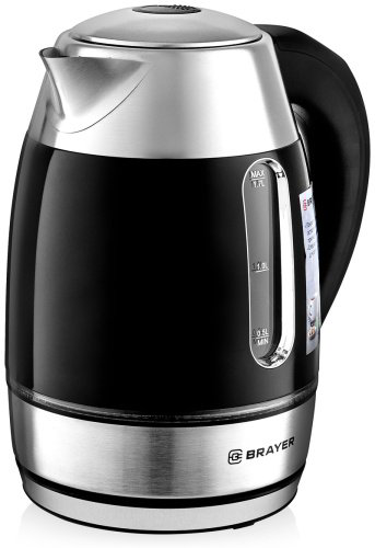 Электрочайник BRAYER BR1085 черный купить,NaN
