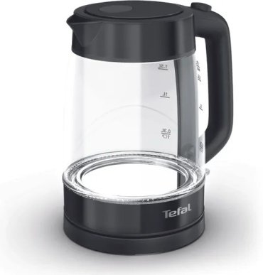 Электрочайник Tefal Glass KI840830 черный, прозрачный