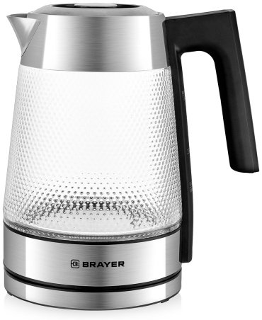 Электрочайник BRAYER BR1079 черный, серый купить,NaN