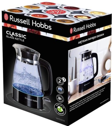 Электрочайник Russell Hobbs 26080-70 черный купить,NaN