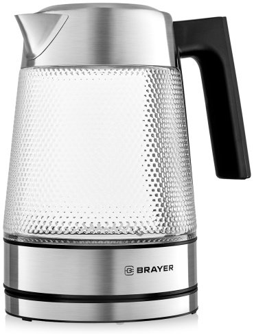 Электрочайник BRAYER BR1079 черный, серый - ForteMarket Электрочайник BRAYER BR1079 черный, серый купить,0