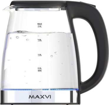 Электрочайник MAXVI KE2041G прозрачный
