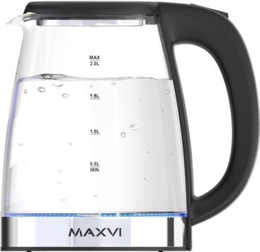 Электрочайник MAXVI KE2041G прозрачный купить,NaN