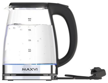 Электрочайник MAXVI KE2041G прозрачный купить,0