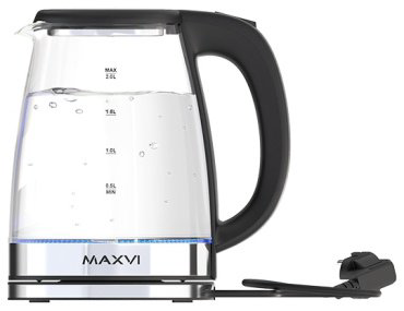 Электрочайник MAXVI KE2041G прозрачный купить,NaN
