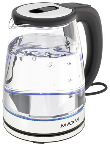 Электрочайник MAXVI KE2041G прозрачный купить,0