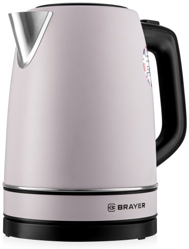Электрочайник BRAYER 1082BR фиолетовый купить,NaN