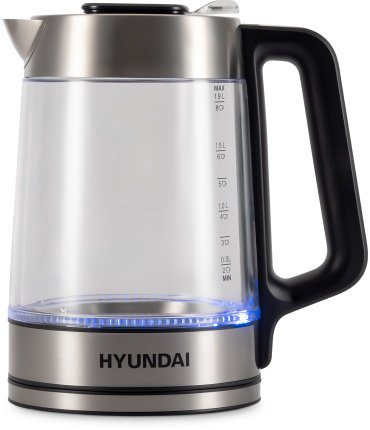 Электрочайник Hyundai HYK-G5607 серебристый купить,NaN