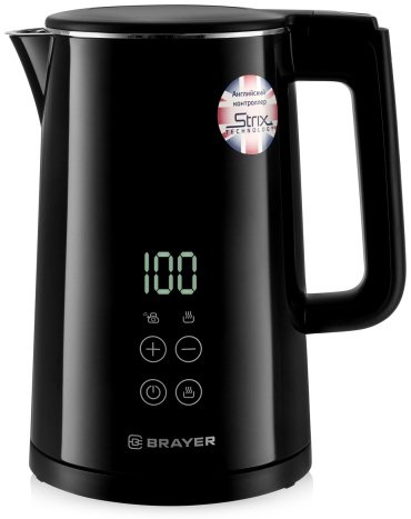 Электрочайник BRAYER BR1035 черный - ForteMarket Электрочайник BRAYER BR1035 черный купить,0