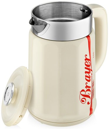 Электрочайник BRAYER BR1081 бежевый купить,0