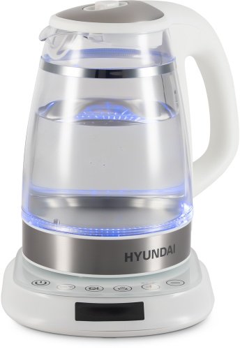 Электрочайник Hyundai HYK-G5507 белый купить,0