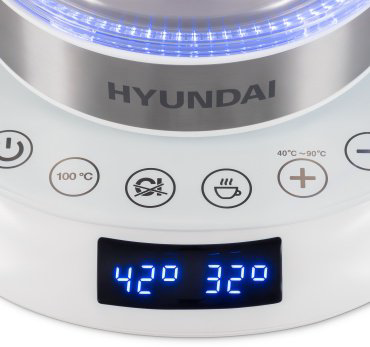 Электрочайник Hyundai HYK-G5507 белый купить,NaN