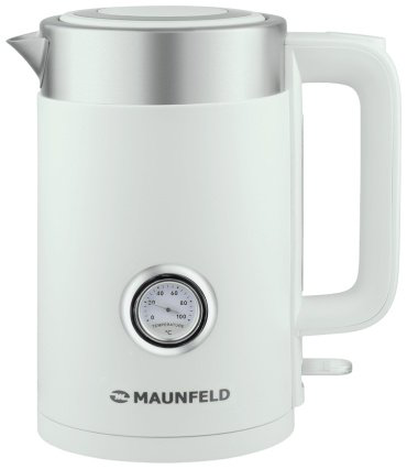 Электрочайник MAUNFELD MFK-631BL белый купить,NaN