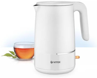 Электрочайник Vitek VT-1104 белый купить,NaN
