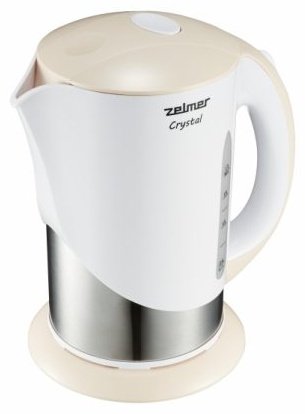 Электрочайник Zelmer ZCK7630I белый, бежевый