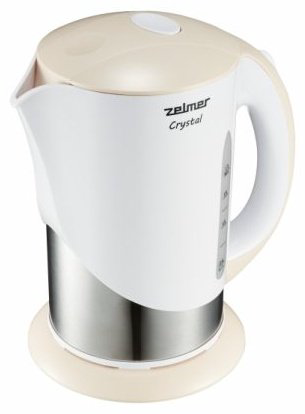 Электрочайник Zelmer ZCK7630I белый, бежевый купить,16990