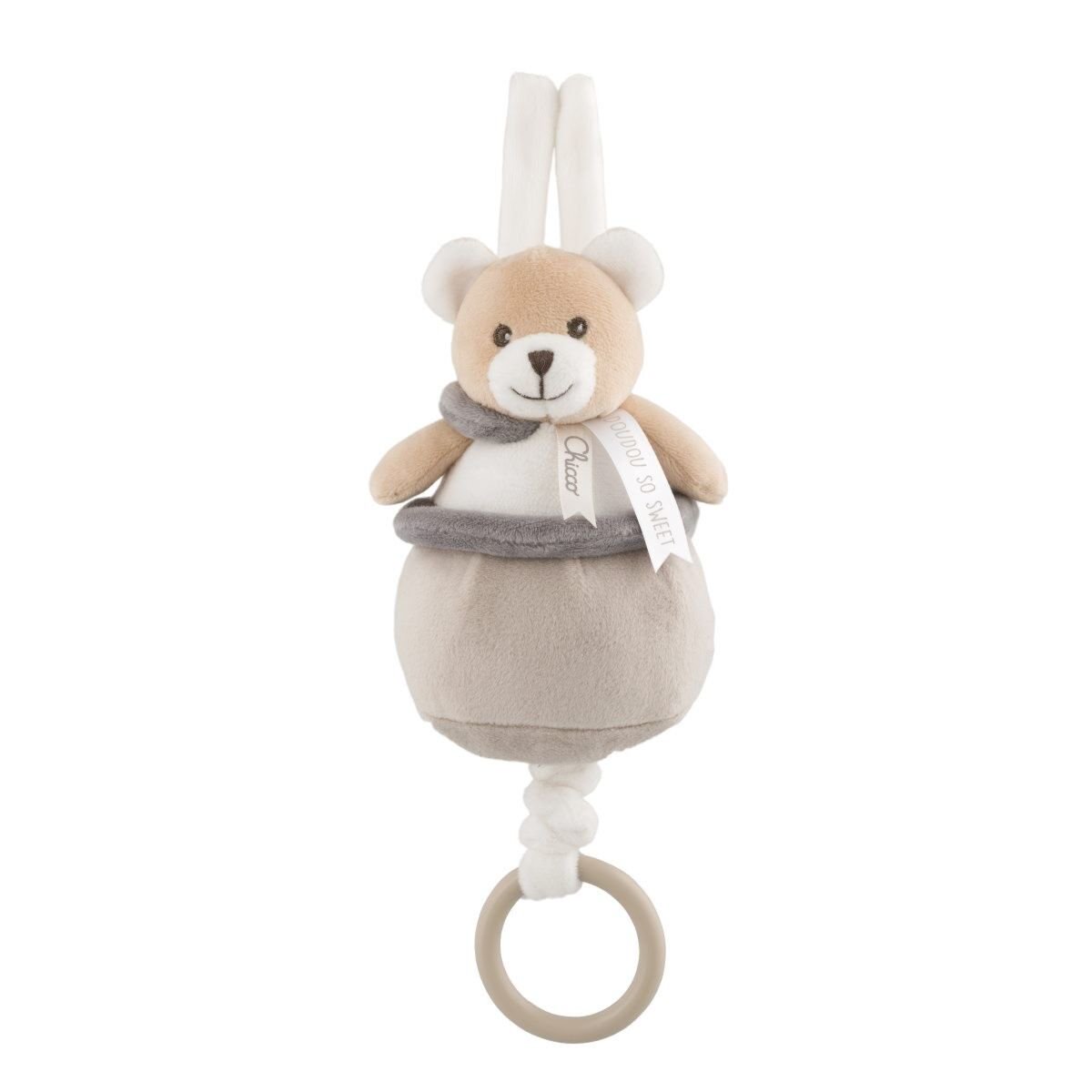  Развивающая игрушка Chicco Медвежонок 0м+ бежевая купить,NaN