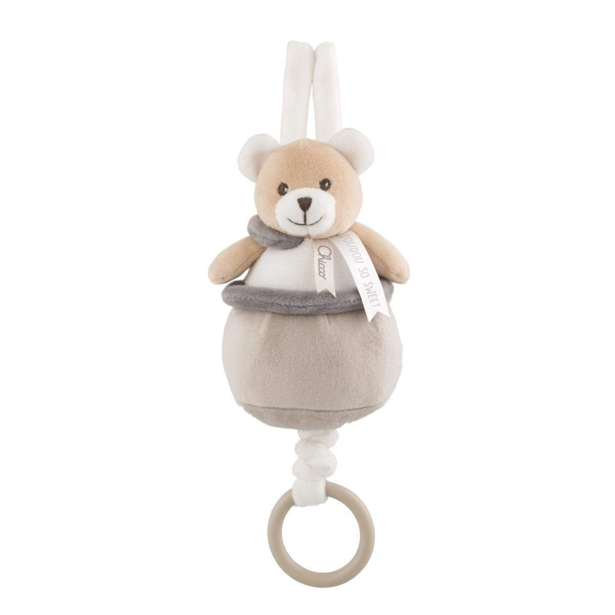  Развивающая игрушка Chicco Медвежонок 0м+ бежевая купить,NaN