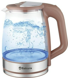 Электрочайник Sakura SA 2722 BR коричневый