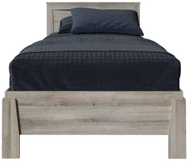 Кровать СлонимМебель Гарда 90x200см серая купить,NaN