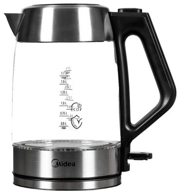 Электрочайник Midea MK-17G01F черный купить,NaN
