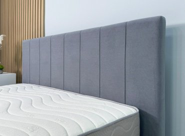 Кровать Мебель Азии Mia 200x120х102см серый купить,91990