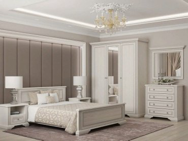 Кровать Гербор Вайт 160x200см белая купить,NaN