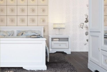 Кровать Гербор Клео 200x160х75см белый купить,NaN