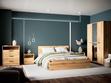 Кровать Мебель Азии Фрейя 160x200см без матраса коричневый