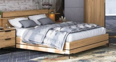 Кровать Любимый Дом Норд 160x200см коричневая купить,NaN