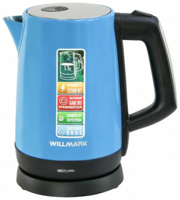 Электрочайник Willmark WEK-1758S голубой