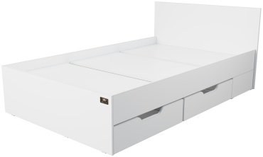 Кровать Мебель Азии Гармони 2 120x200см с матрасом белый купить,144990