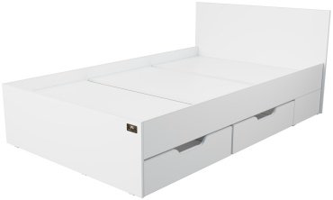 Кровать Мебель Азии Гармони 2 120x200см с матрасом белый купить,144990