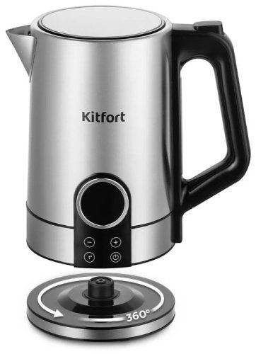 Электрочайник Kitfort КТ-6660 серебристый
