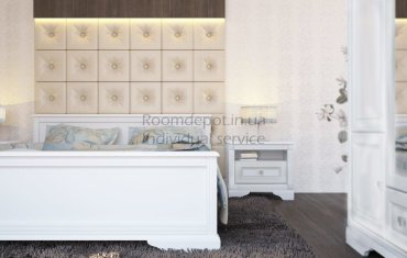 Кровать Гербор Клео O 200x160х75см белый купить,NaN