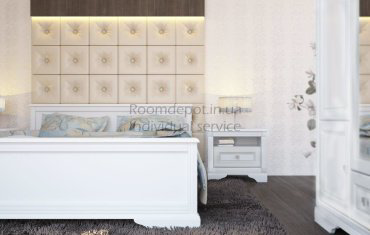 Кровать Гербор Клео O 200x160х75см белый купить,NaN