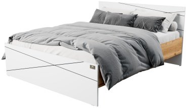 Кровать Мебель Азии Алиса Лайн 160x200см светло-коричневый купить,NaN