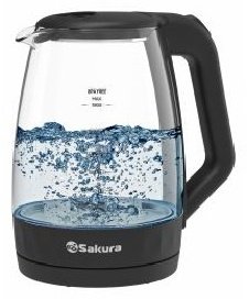 Электрочайник SAKURA SA-2741BK черный купить,NaN