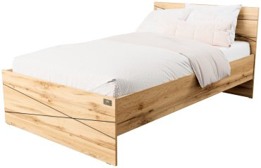 Кровать Мебель Азии Алиса Лайн 120x200см коричневая купить,NaN