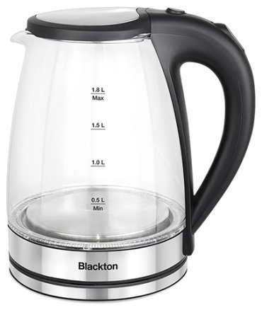 Электрочайник Blackton Bt KT1803G стальной, черный