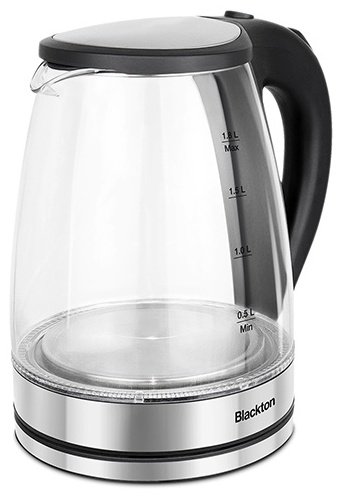 Электрочайник Blackton Bt KT1803G стальной, черный