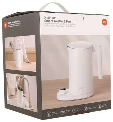Электрочайник Xiaomi Electric Kettle 2 MJJYSH01-A BHR9107EU белый купить,NaN