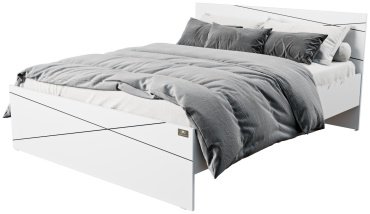 Мебель Азии Алиса Лайн 160x200см белый купить,NaN
