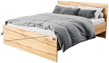 Кровать Мебель Азии Алиса Лайн 160x200см светло-коричневая купить,NaN