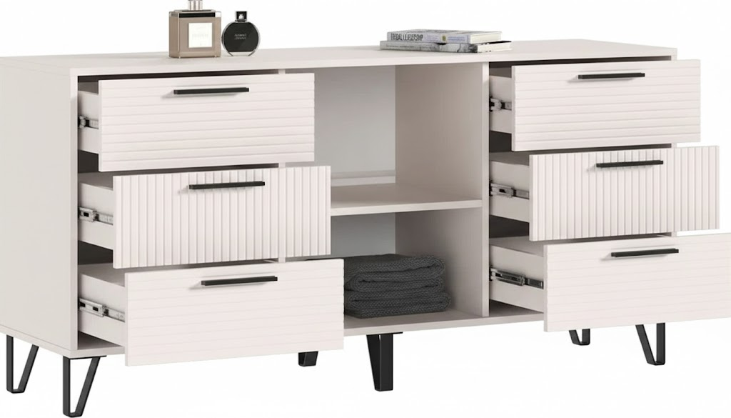 Комод Миф Флэш 150.2x42.6x73см белый купить,NaN