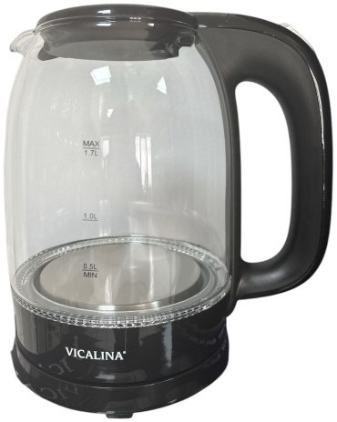 Электрочайник Vicalina VL-1706 прозрачный купить,NaN