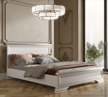 Кровать Dominika Кентуки LOZ 180x200см белая купить,NaN