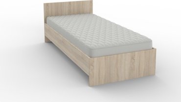Кровать Dominika Кентуки 90x200см светло-коричневый купить,NaN