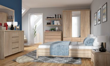 Кровать BRW Каспиан 160x200см бежевый купить,NaN