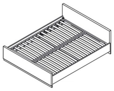 Кровать BRW Каспиан 160x200см бежевый купить,NaN